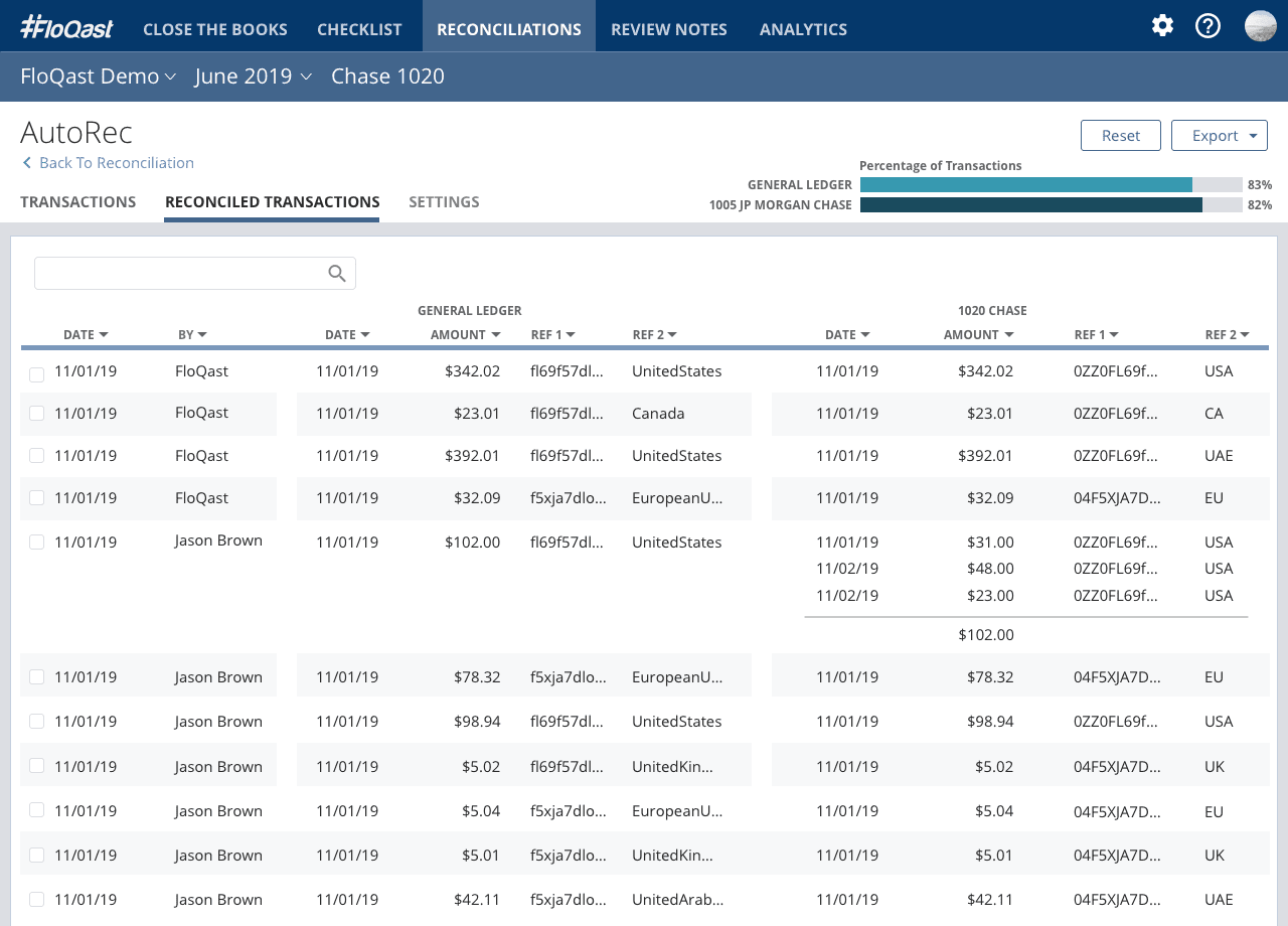 Account Reconciliation Software With Automated Transaction Matching Floqast 0717