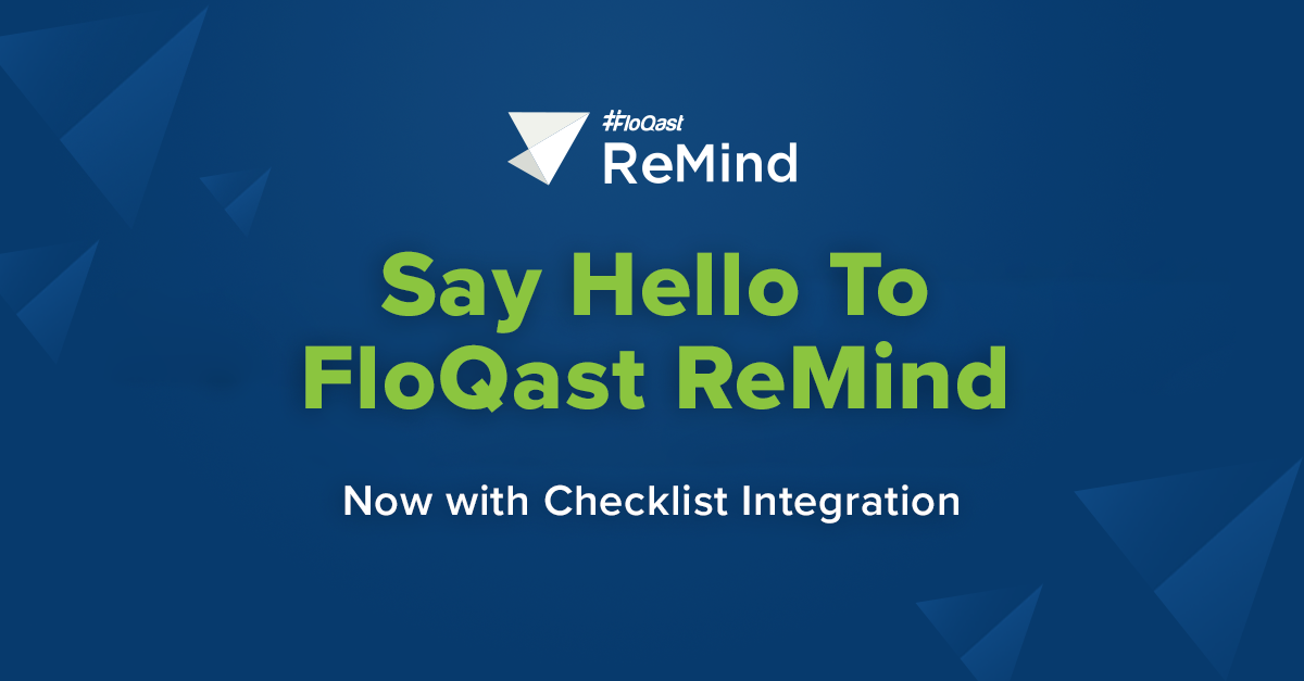 floqast remind request task management workflow