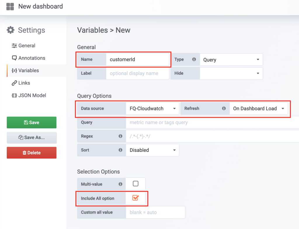 grafana graph guide 5: add variable